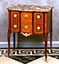 A Louis XVI parquetry commode